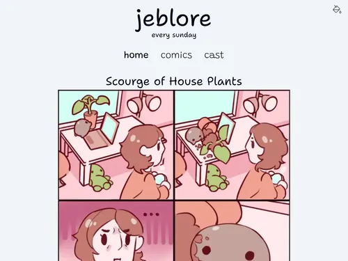Screenshot of website